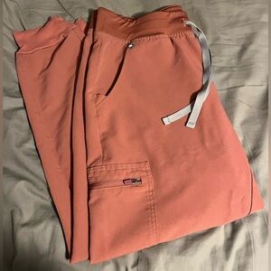 FIGS Zamora Jogger Scrub Pants- MP Mauve